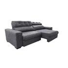 Sofá Retrátil E Reclinável 2,35m Molas Ensacadas Cama Inbox S