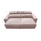 Sofá Retrátil E Reclinável 2,35m Molas Ensacadas Cama Inbox S