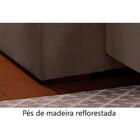 Sofá Retrátil E Reclinável 2,50m 4 Lugares Bege/marrom