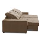 Sofá Retrátil E Reclinável 2,50m Agatha Suede Cappuccino Adon