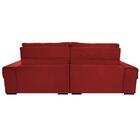 Sofá Retrátil E Reclinável 2,50m Cama Inbox Tókio Com Molas E