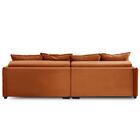 Sofá Retrátil E Reclinável 2,50m Mariah Veludo Terracota Made