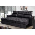 Sofá Retrátil E Reclinável 2,50m Molas Ensacadas E Costura Tr