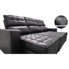 Sofá Retrátil E Reclinável 2,50m Molas Ensacadas E Costura Tr