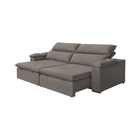 Sofá Retrátil E Reclinável 2,50m São Paulo 4 Lugares - Suede