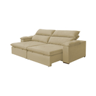 Sofá Retrátil E Reclinável 2,50m São Paulo 4 Lugares - Suede