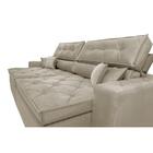 Sofá Retrátil E Reclinável 2,52m Com Molas Cama Inbox Estilo