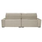 Sofá Retrátil E Reclinável 2,52m Com Molas Cama Inbox Estilo