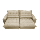 Sofa Retrátil E Reclinável 2,52m Com Molas Ensacadas Cama Inb