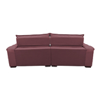 Sofá Retrátil E Reclinável 2,52m Com Molas Ensacadas Cama Inb