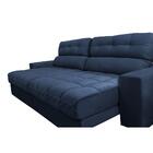 Sofá Retrátil E Reclinável 2,52m Molas Ensacadas Cama Inbox B