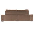 Sofá Retrátil E Reclinável 2,55m Cama Inbox Big Puffer Com So