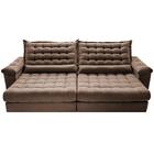 Sofá Retrátil E Reclinável 2,55m Molas Ensacadas Cama Inbox B