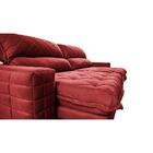 Sofá Retrátil E Reclinável 2,55m Molas Ensacadas Cama Inbox E