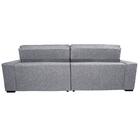 Sofá Retrátil E Reclinável 2,55m Molas Ensacadas Cama Inbox S