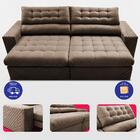 Sofá Retrátil E Reclinável 2,70m Molas Ensacadas Max Spring V