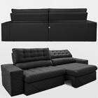 Sofá Retrátil E Reclinável 2,70m Molas Ensacadas Max Spring V