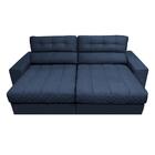 Sofá Retrátil E Reclinável 2,72m Molas Ensacadas Cama Inbox B