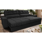 Sofá Retrátil E Reclinável 2,72m Molas Ensacadas Cama Inbox B