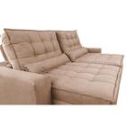 Sofá Retrátil E Reclinável 2,72m Molas Ensacadas Cama Inbox C