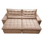 Sofá Retrátil E Reclinável 2,72m Molas Ensacadas Cama Inbox C