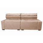 Sofá Retrátil E Reclinável 2,72m Molas Ensacadas Cama Inbox C