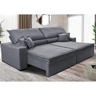 Sofá Retrátil E Reclinável 2,75m Império Com Molas Cama Inbox