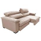 Sofá Retrátil E Reclinável 2,75m Molas Ensacadas Cama Inbox B