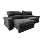 Sofá Retrátil E Reclinável 2,75m Molas Ensacadas Cama Inbox E