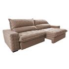 Sofá Retrátil E Reclinável 2,75m Molas Ensacadas Cama Inbox E