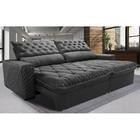 Sofá Retrátil E Reclinável 2,75m Molas Ensacadas Cama Inbox S