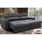 Sofá Retrátil E Reclinável 2,75m Molas Ensacadas Cama Inbox S