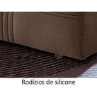 Sofá Retrátil E Reclinável 2,90m 5 Lugares Bege