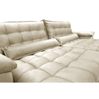 Sofá Retrátil E Reclinável 2,92m Com Molas Ensacadas Cama Inb