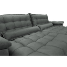 Sofá Retrátil E Reclinável 2,92m Com Molas Ensacadas Cama Inb