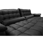 Sofá Retrátil E Reclinável 2,92m Com Molas Ensacadas Cama Inb