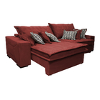 Sofá Retrátil E Reclinável 2,92m Com Molas Ensacadas Cama Inb