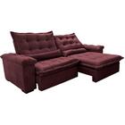 Sofá Retrátil E Reclinável 2,95m Cama Inbox Big Fresh Com Sof