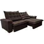 Sofá Retrátil E Reclinável 2,95m Cama Inbox Big Fresh Com Sof