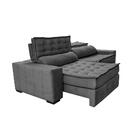 Sofá Retrátil E Reclinável 2,95m Cama Inbox Big Puffer Com So