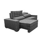 Sofá Retrátil E Reclinável 2,95m Cama Inbox Big Star Com Soft