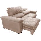 Sofá Retrátil E Reclinável 2,95m Molas Ensacadas Cama Inbox B