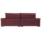 Sofá Retrátil E Reclinável 2,95m Molas Ensacadas Cama Inbox B