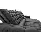 Sofá Retrátil E Reclinável 2,95m Molas Ensacadas Cama Inbox B