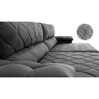 Sofá Retrátil E Reclinável 2,95m Molas Ensacadas Cama Inbox B