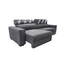 Sofá Retrátil E Reclinável 2,95m Molas Ensacadas Cama Inbox S