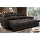 Sofá Retrátil E Reclinável 2,95m Molas Ensacadas Cama Inbox S