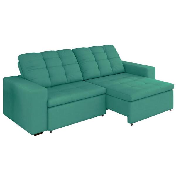 Sofa Retratil E Reclinavel 210 Cm Max Veludo Moll
