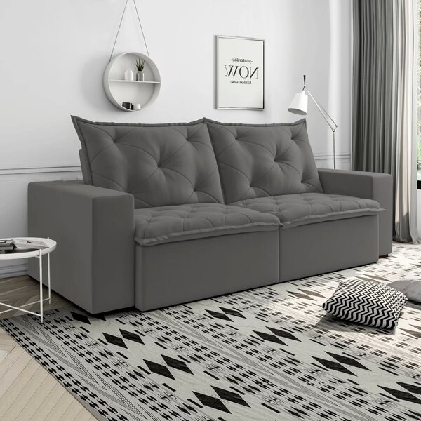 Sofá Retrátil E Reclinável 210cm 3 Lugares M105 Martins Estof