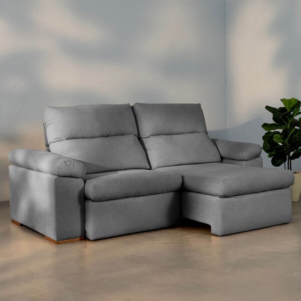 Sofá Retrátil E Reclinável 210cm Botero Cabecasa Madeiraorigi